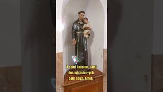 Prière à Saint Antoine de Padoue pour obtenir un miracle [upl. by Peednus653]