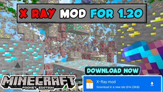 XRAY Texture Pack For MCPEBedrock 120👁️ XRAY Mod For Minecraft Pe 120 [upl. by Coonan]