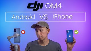 DJI OM4OM4 SE Android Problems using Mimo App vs iPhone  Must know before you buy [upl. by Atinej561]