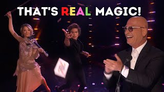 Shin Lim And Lindsey Stirling Agt The MAGICIAN and VIOLINIST Stunning UNFORGETTABLE Performance [upl. by Anehc765]