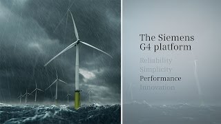 Siemens Wind Power G4 Platform Animation [upl. by Ledniahs]