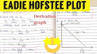 Eadie  Hofstee Plot  Enzymology [upl. by Attelrahc]