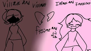 Villan and ViolentInfant and Innocentmade by lyzersunnyXhalofts irl lyzerme and lil lyz 3 [upl. by Lanie857]