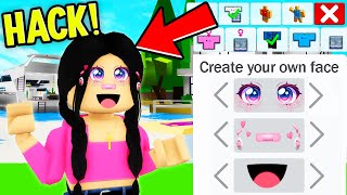 How to get RICH CUSTOM FACES in Roblox Brookhaven [upl. by Adoh293]