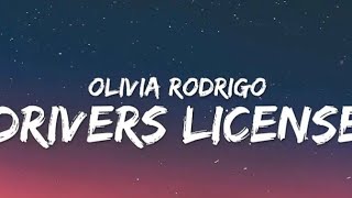 Olivia rodrigo  drivers license Lyrics [upl. by Wickman767]