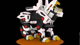 Zoid  Liger Zero Model Animation [upl. by Solberg]