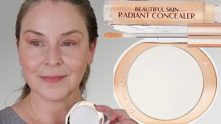 NEW Charlotte Tilbury Beautiful Skin Radiant Concealer amp Airbrush Flawless Finish Brightening Powder [upl. by Annaul208]