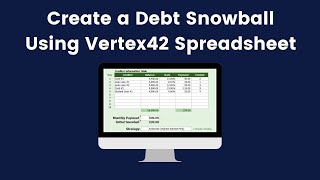 How to Use the Vertex42 Debt Snowball Calculator [upl. by Bores652]