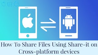 How to share files from Iphone to Android via Shareit  How To [upl. by Enilraep]