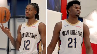 Behind the Scenes Yves Missi Antonio Reeves 1st Day w New Orleans Pelicans [upl. by Onairpic]