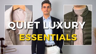 9 Quiet Luxury Essentials Every Man Needs [upl. by Averell]