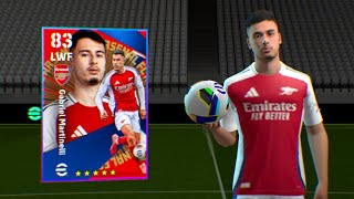 How To Max Gabriel Martinelli In Efootball 2025 [upl. by Aile]