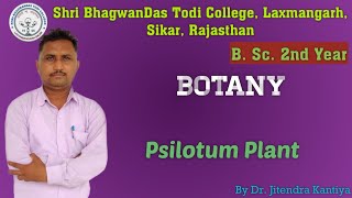 B Sc 2nd Year  Botany  Psilotum Plant  Dr Jitendra Kantiya  Shri BhagwanDas Todi College [upl. by Ernaline292]