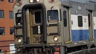 TRAINS SHORTS EXO Commuter at Chabanel Station on Cool Trains in Montreal YouTube Channel [upl. by Bobbee]