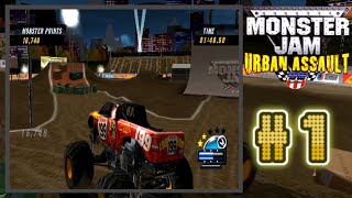 Monster Jam Urban Assault part 1 [upl. by Meibers]