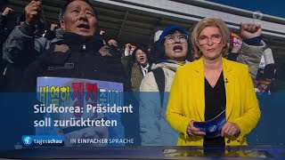 tagesschau in Einfacher Sprache 1900 Uhr 04122024 [upl. by Reklaw]