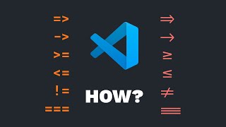 How to do this in VS Code⏐VS Code Ligatures Tutorial [upl. by Erdnad]