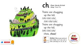 JollyPhonics Group 6  Letter CH ch Song [upl. by Mcclelland]