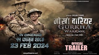 GURKHA WARRIOR  NEPALI MOVIE OFFICIAL TRAILER 2024  RITESH CHAMS VIJAY LAMA REBIKA GURUNG [upl. by Sherurd859]