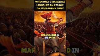 7 Marathas Vs 17000 Pathans pratapraogujar Shivajimaharajstatus ekmaratha vedatmaratheveer [upl. by Etnoed]