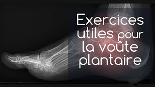 Exercices pour pieds plats utiles pour la voûte plantaire [upl. by Ardnuaek]