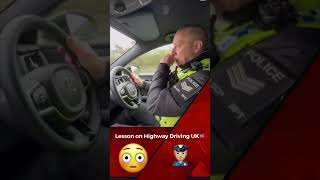 Police Traffic Officer Lesson On Safe Motorway Driving [upl. by Bernhard694]