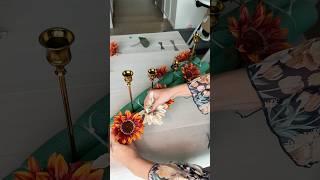 Trying the viral pool noodle centerpiece Fall home decor DIY [upl. by Alanah204]