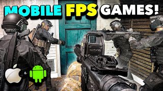 TOP 10 MOBILE FPS GAMES WORTH PLAYING IN 2024 [upl. by Epp]