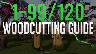 Runescape 3  199120 Woodcutting guide 2022 [upl. by Ahsile936]