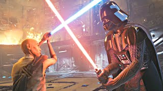 Darth Vader Destroys Jedi Army amp Kills Jedi Leader Scene  Star Wars Jedi Survivor PS5 4K 60FPS [upl. by Slin]