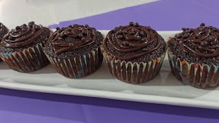 HOW TO MAKE DOUBLE CHOCOLATE CUPCAKE  BEST RECIPE [upl. by Arada]