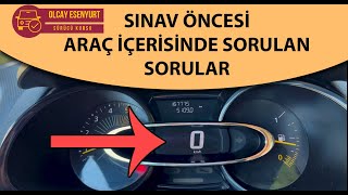 Araç İçi Tanıtım Direksiyon Sınavı I Olcay Esenyurt Sürücü Kursu [upl. by Jariah672]