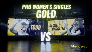 Womens PRO Singles GOLD from the 2023 US Open Pickleball Championships [upl. by Schapira]