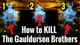 How to KILL the 3 Brothers  Reforge the Gaulder Amulet Forbidden Legend Quest  Skyrim Remastere [upl. by Zeralda]