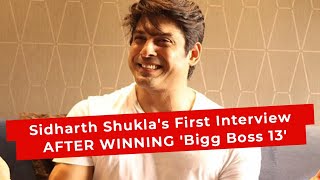 Sidharth Shuklas First Interview AFTER WINNING Bigg Boss 13  Vickey Lalwani  SpotboyE [upl. by Dammahum]