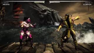 MKX  Mileena Piercing Best Basic Combos [upl. by Renata]