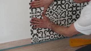 Jak tapetovat s vliesovými tapetami Lavmi  How to hang Lavmi nonwoven wallpapers [upl. by Draw]