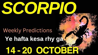 SCORPIO  VRISHCHIK RASHIFAL  TAROT CARDS READING  OCTOBER  HOROSCOPE ASTROLOGY  HINDIURDU [upl. by Wolcott645]