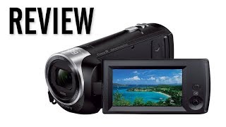 Sony Handycam HDRCX405 HD Video Camera Review [upl. by Htial476]