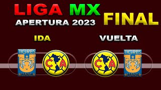 FECHAS HORARIOS Y CANALES PARA LA GRAN FINAL DE LA LIGA MX APERTURA 2023 IDA Y VUELTA [upl. by Werbel709]