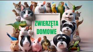 Zwierzęta domowe  film edukacyjny dla dzieci [upl. by Wilie]