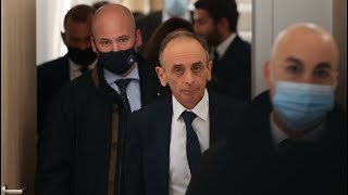 L’ambiance était tendue au QG dÉric Zemmour lors de son interview sur TF1 [upl. by Elka196]