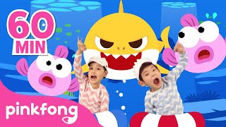 60 Minute Best Baby Shark Songs Compilation for Kids  Pinkfong Official [upl. by Ferwerda]