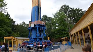 🎢🎡Six Flags Over Georgia Acrophobia Ride acrphobiaride [upl. by Silvana]