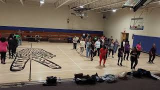 Sister of Soul Line Dance Class Canton Ohio [upl. by Annaerdna206]