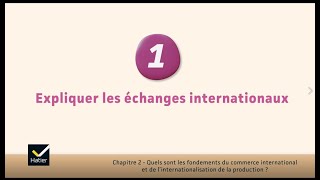 SES cours de Tle  expliquer les échanges internationaux [upl. by Nicolau]