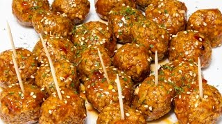 Asian Meatless Meatballs [upl. by Ydoj338]