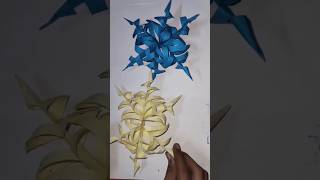 3D paper snowflake ❄️shorts shortsfeed viralcrafting diy art papercrafttrending factking [upl. by Gnilhsa]