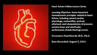 4 Heart failure hemodynamics [upl. by Elleinnod550]