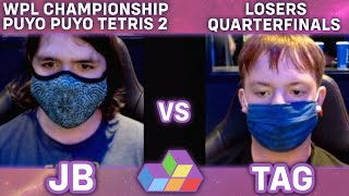 JbDoesStuff Vs AddTagHere  WPL Championship 2021 Puyo Puyo Tetris 2  Losers Quarterfinals [upl. by Rogerson]